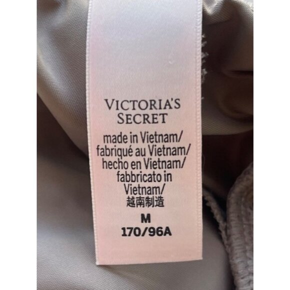 Victoria's Secret Lux Glossy Sport Wide Leg Jumpsuit Size M NWT VSX Brown Mocha - Picture 10 of 14